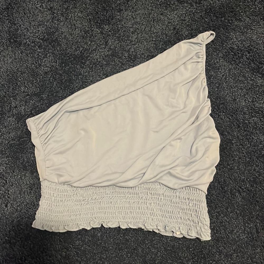 Urban Outfitters One Strap Baby Blue top